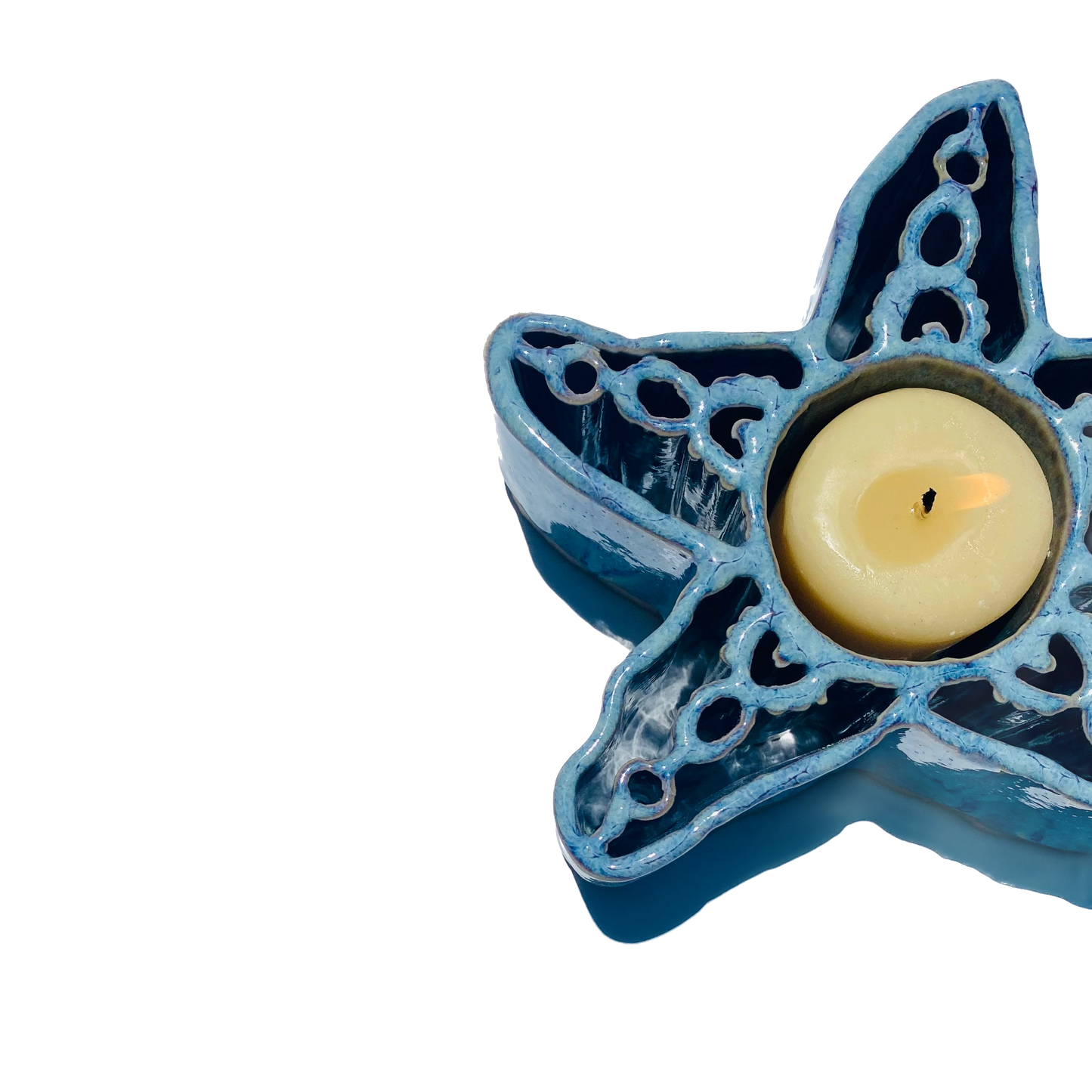 Starfish CandlePot - Stoneware Pottery