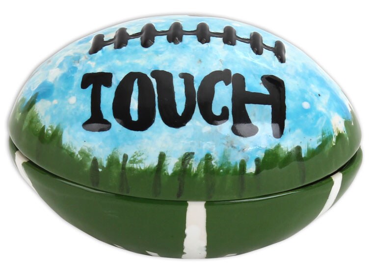Football Box Bisqueware