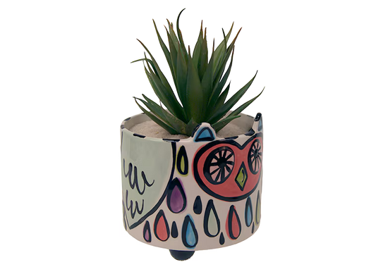 Hoot Planter Bisqueware