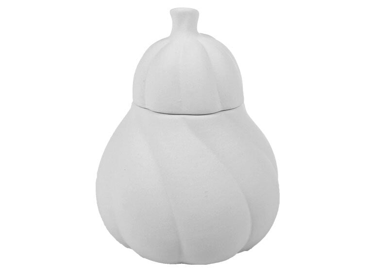 Twisted Gourd Jar Bisquware