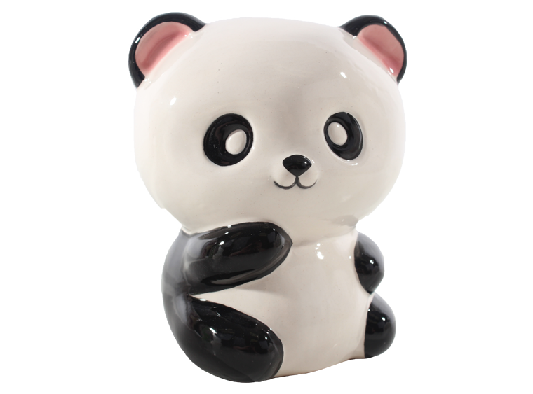 Panda Bear Bank Bisqueware