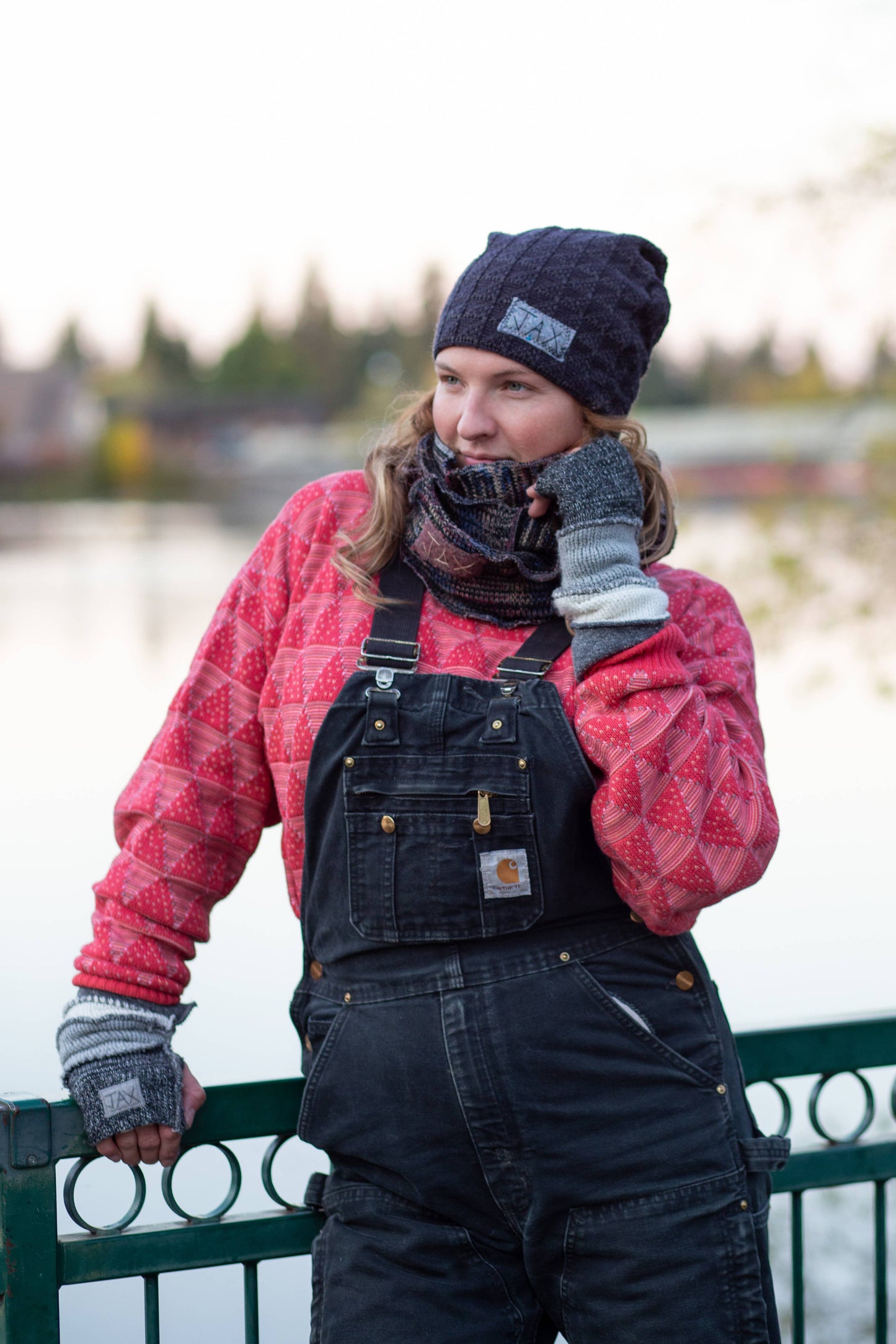 Infinity Scarf Upcycled Unisex in many colors