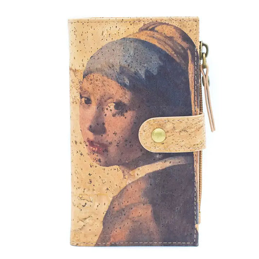 The girl with a pearl earring Cork Wallet