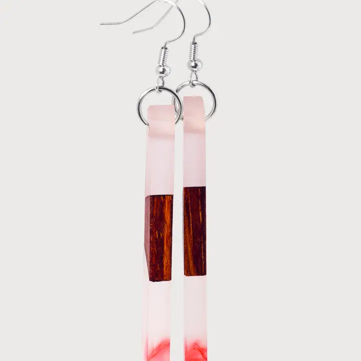 Mulan Wooden & Resin Earring