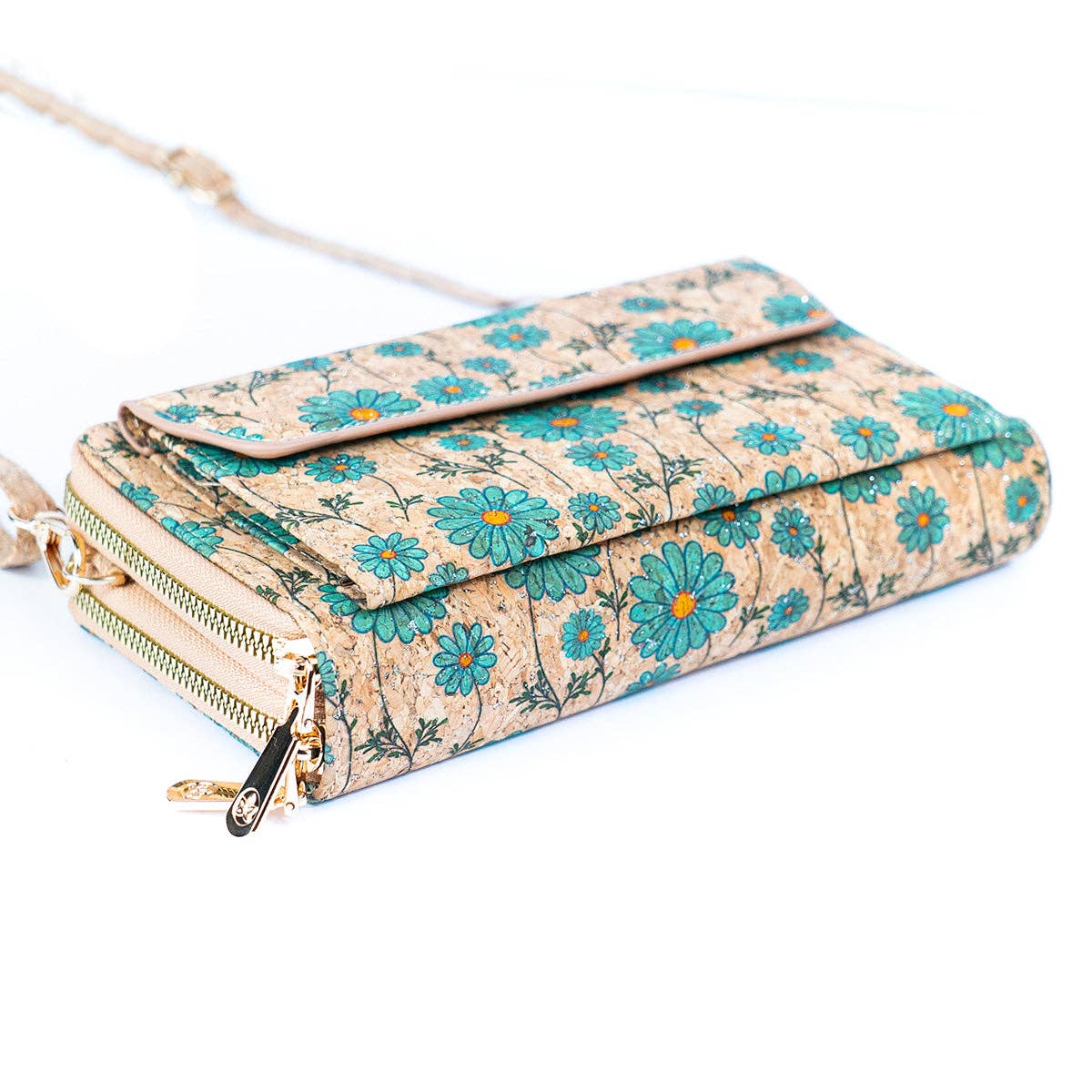 Horizontal Cork Phone Bag