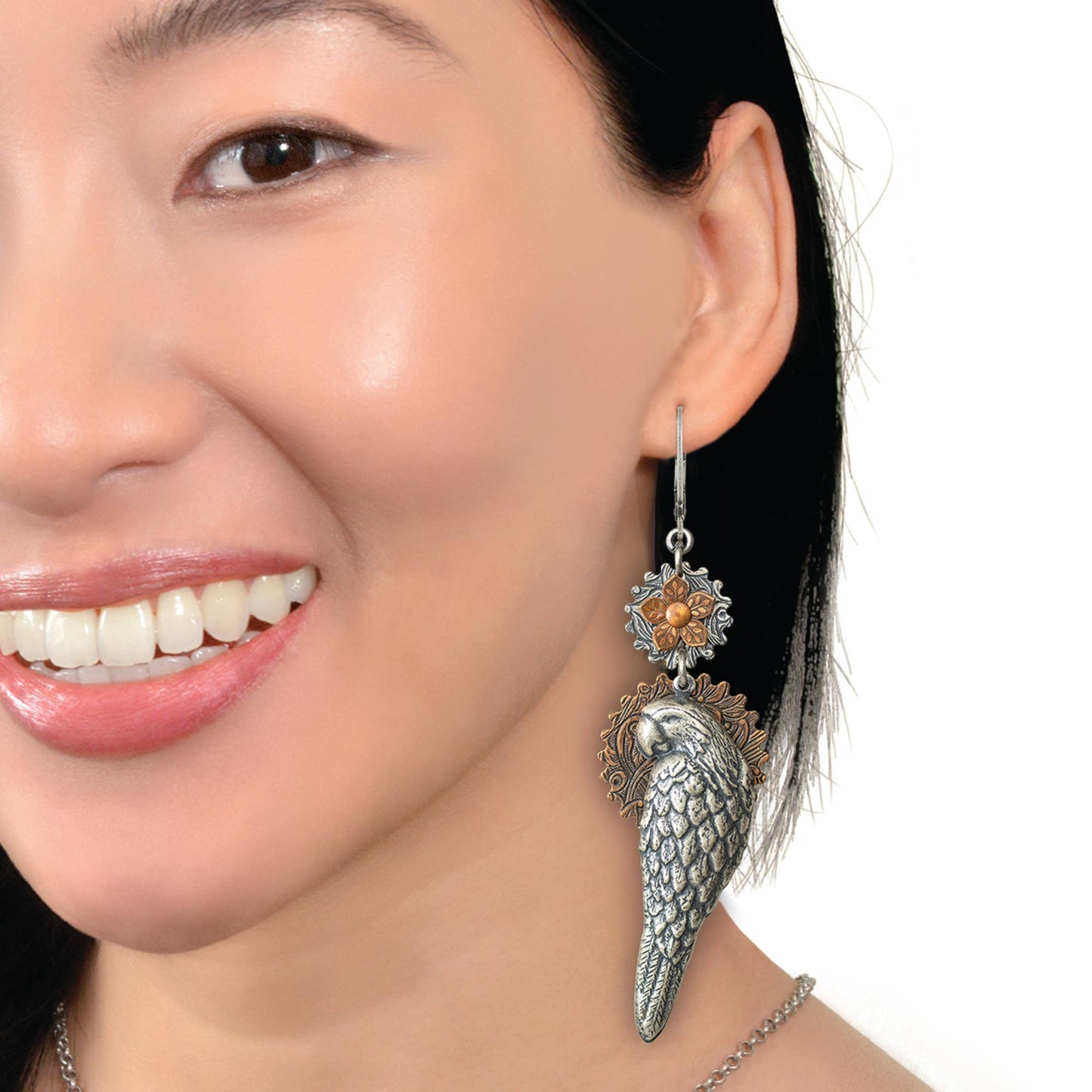 Polly Wants Steampunk Earrings