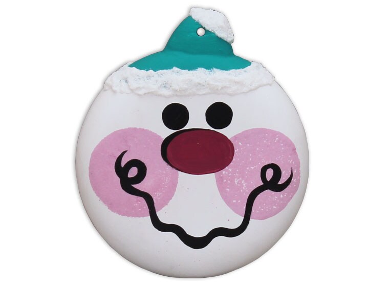 Big Button Ornament Bisqueware