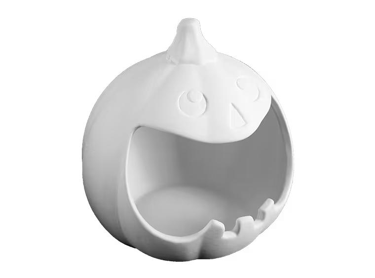 Mr. Big Mouth Candy Dish Bisqueware