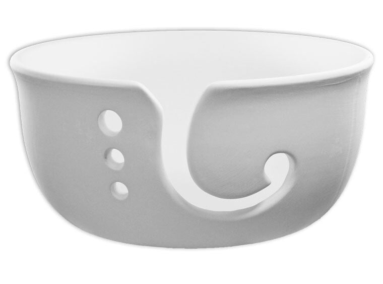 Knitaholic Yarn Bowl Bisqueware
