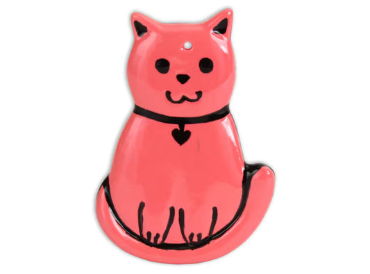 Sassy Cat Ornament Bisqueware