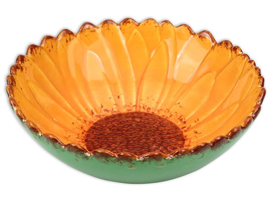 Large Sunflower Bowl Bisqueware