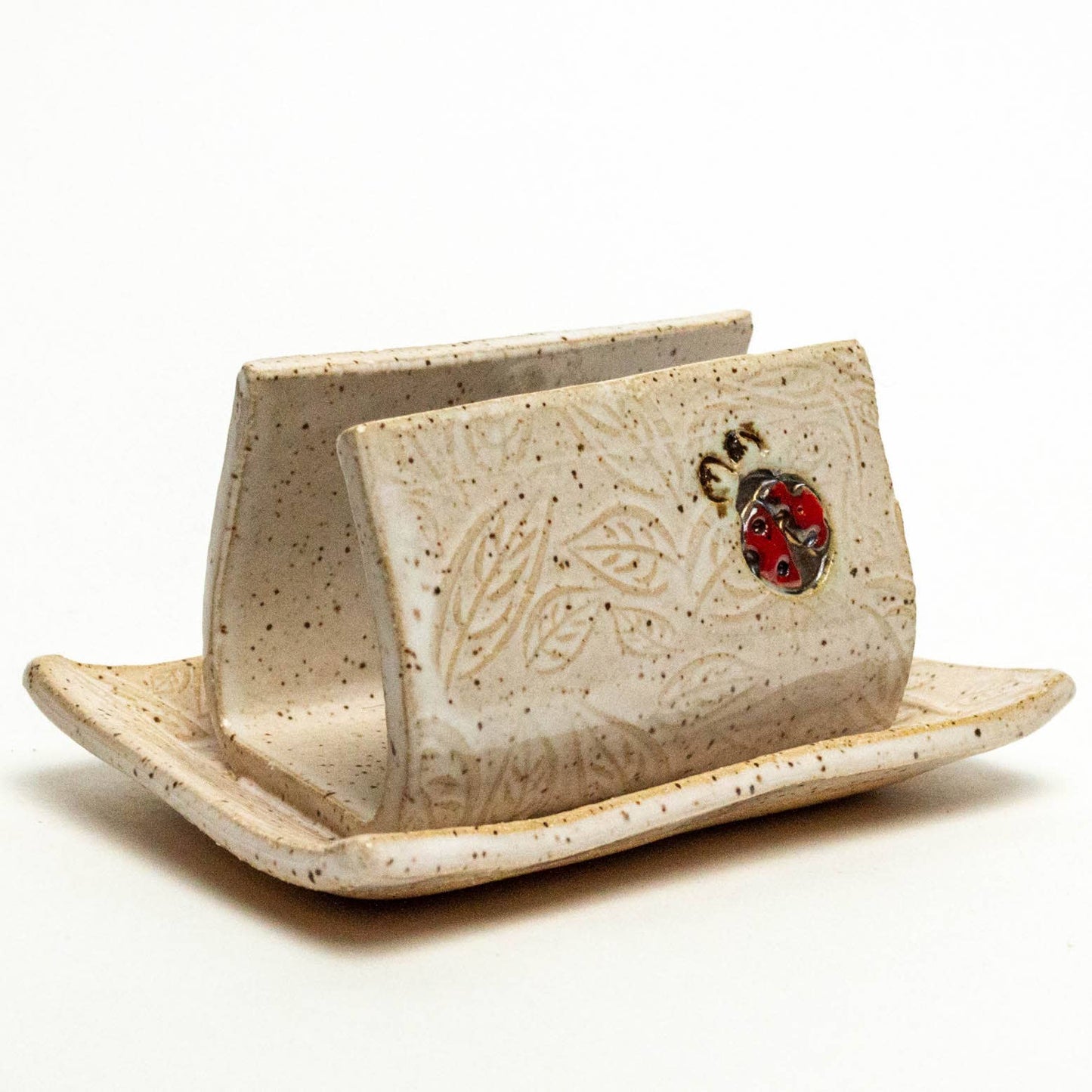 Ladybug Ceramic Sponge Holder
