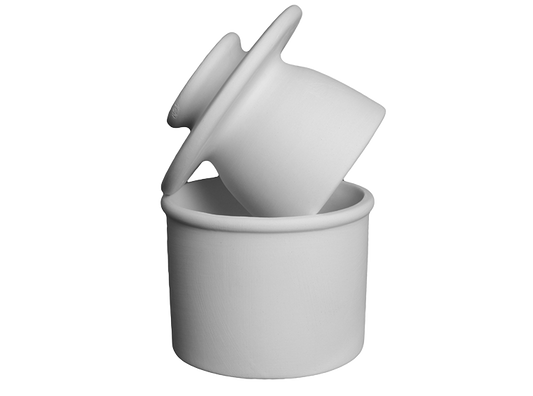 French Butter Crock Bisqueware