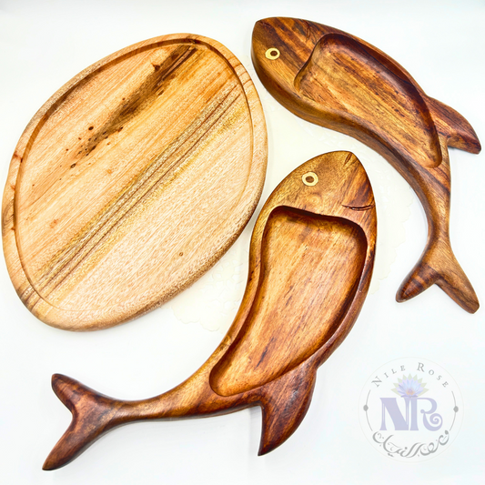 Fish Platter - Nile Rose Woodcraft