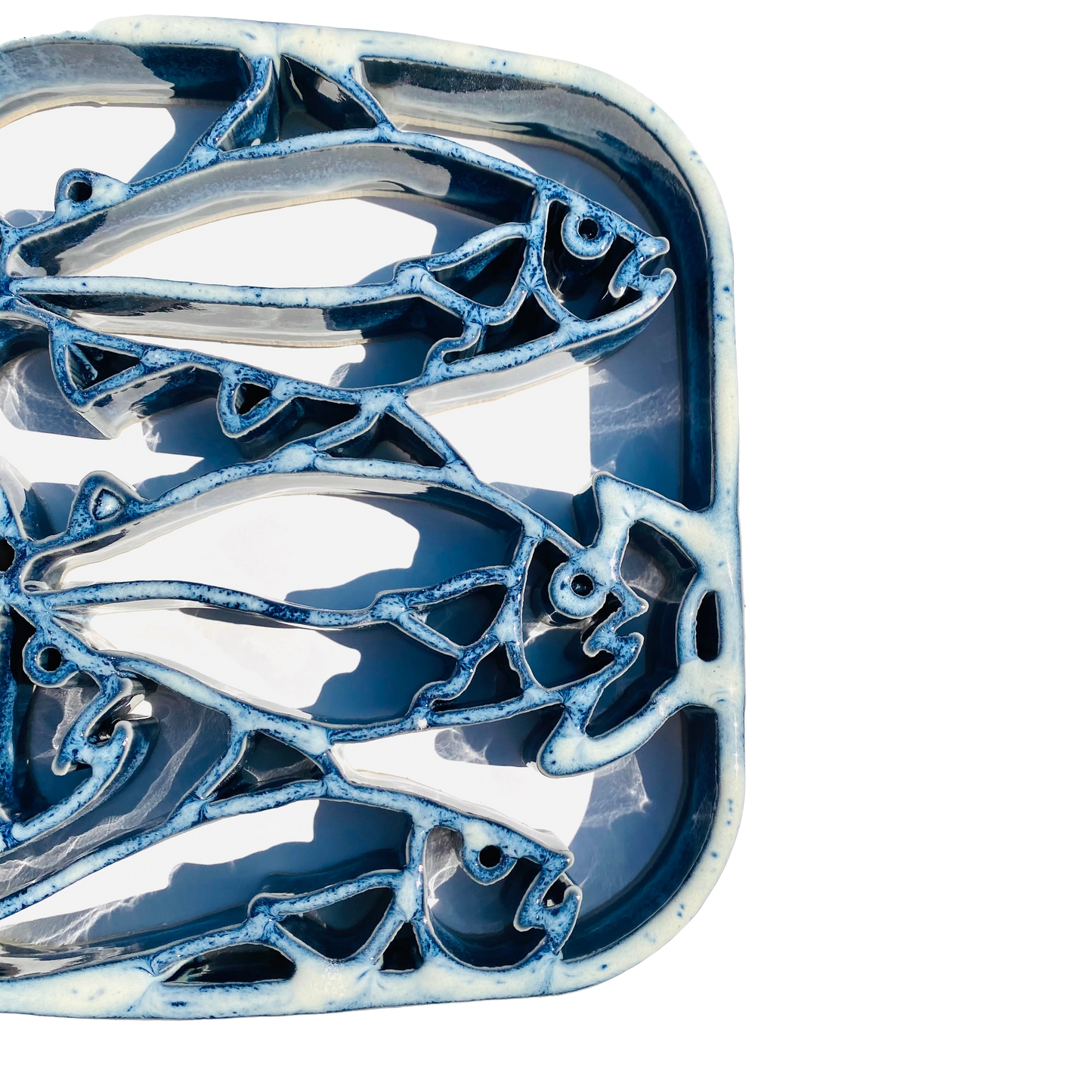 Fish Trivet - Stoneware Pottery