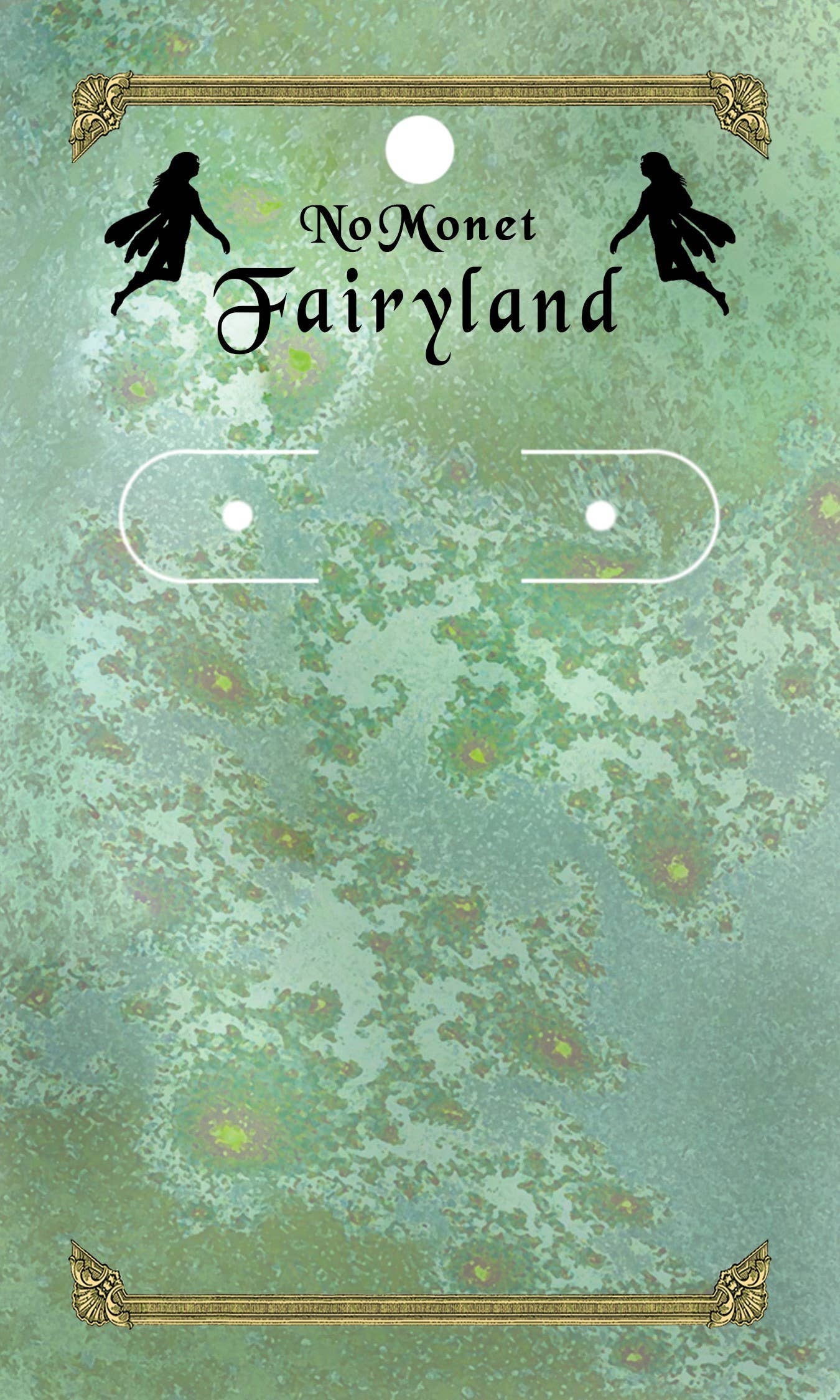 Butterfly Teardrop Crystal Hand Painted Earrings - V