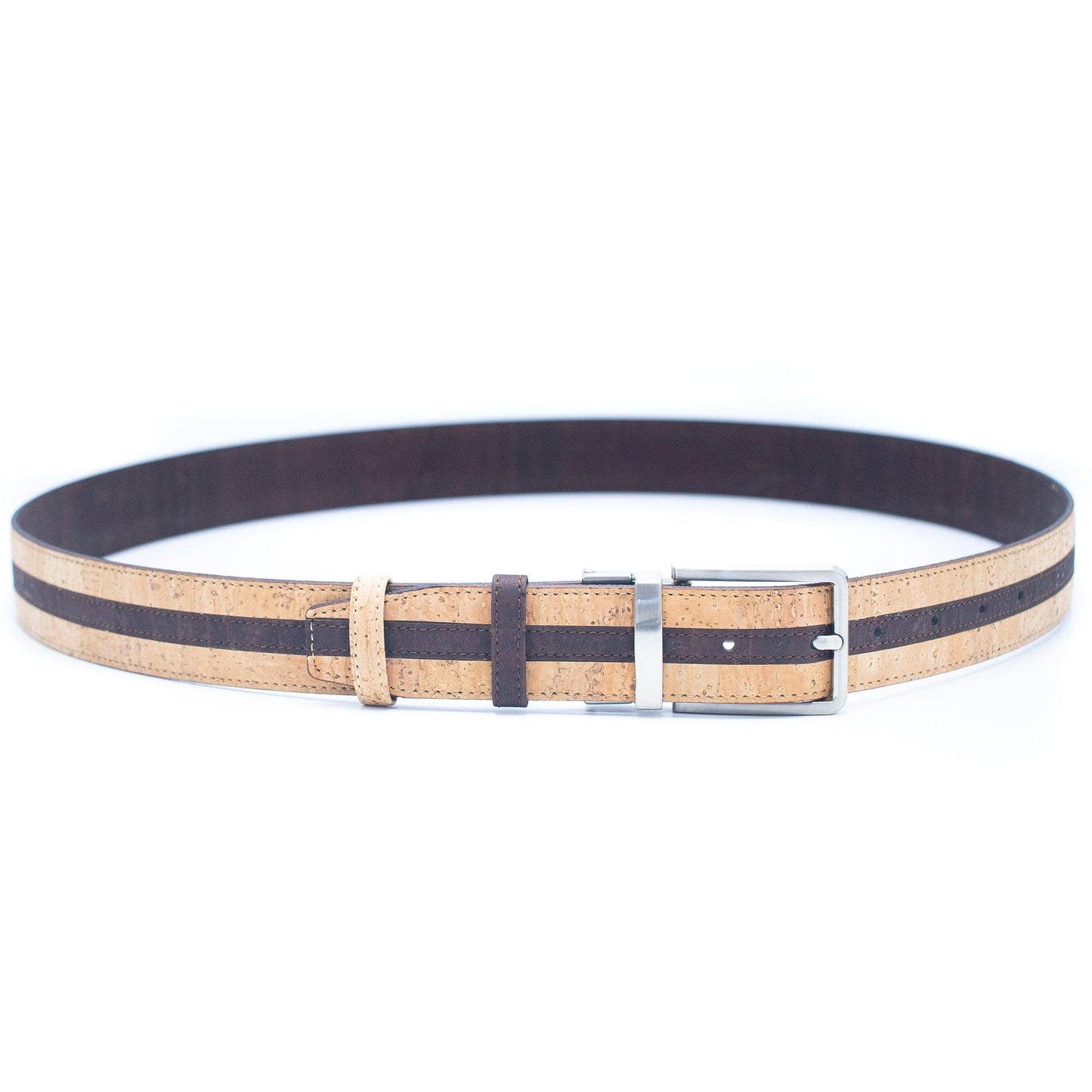 Dual brown Cork Belt