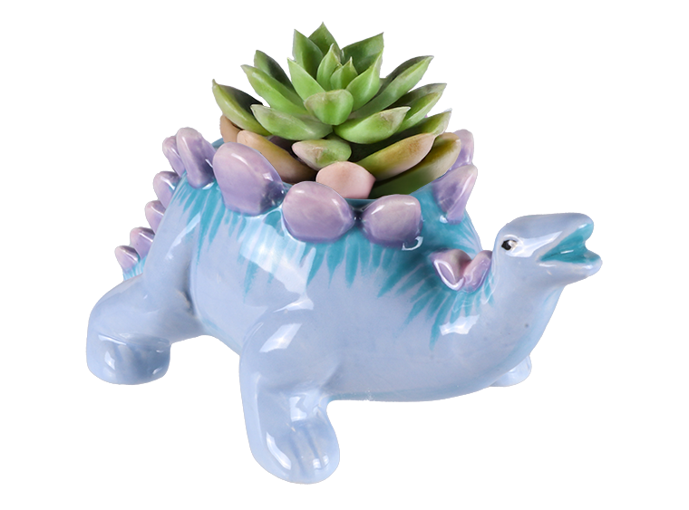 Stegosaurus Planter Bisqueware