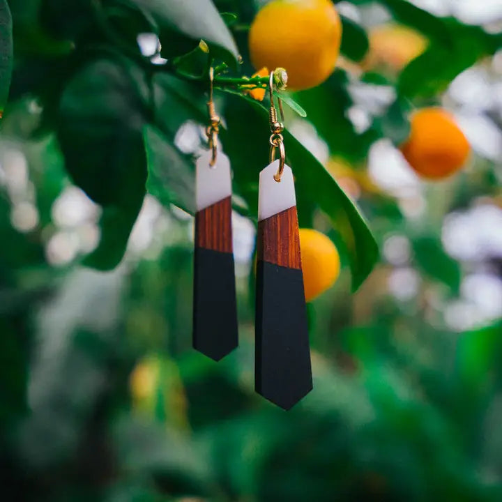 Eko Wooden & Resin Earrings