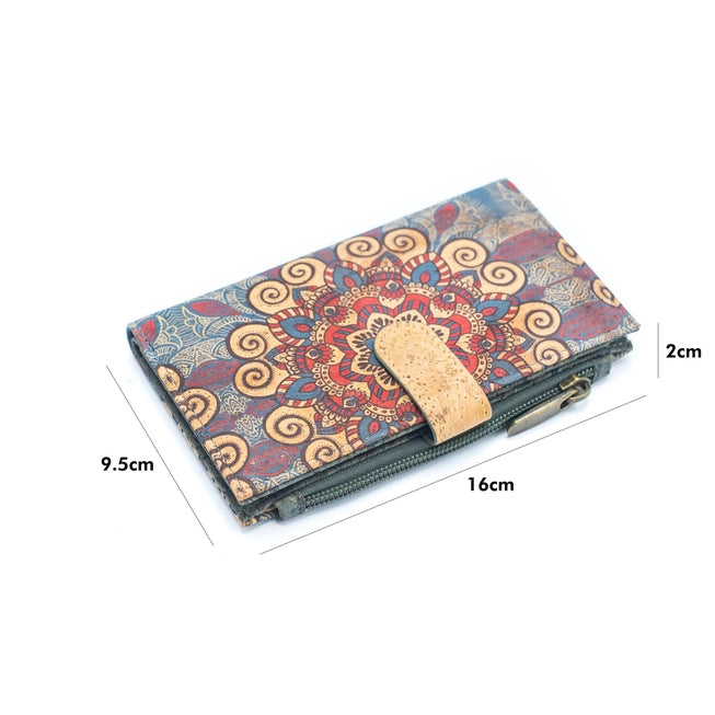 Snap Closure Cork Wallet