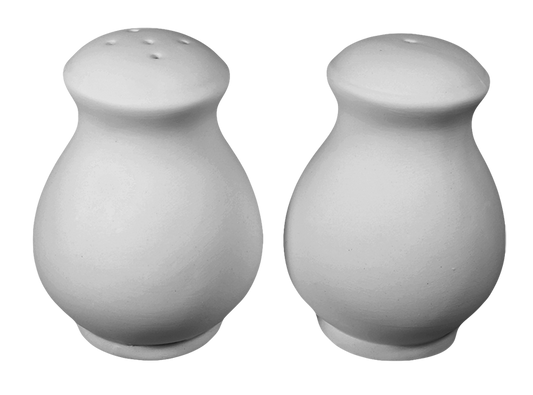Salt and Pepper Set Bisqueware