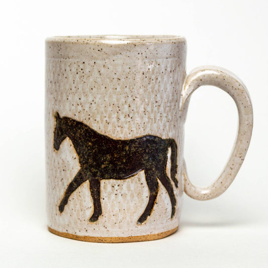 Brown Horse White Mug