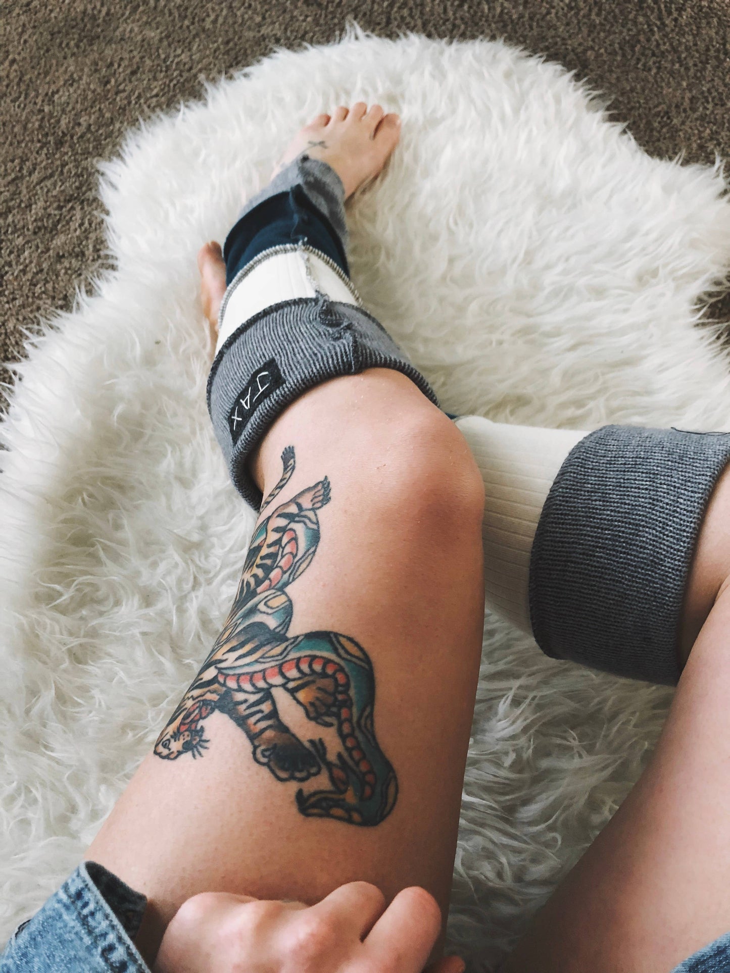 Legwarmers base colors Upcycled from sweaters