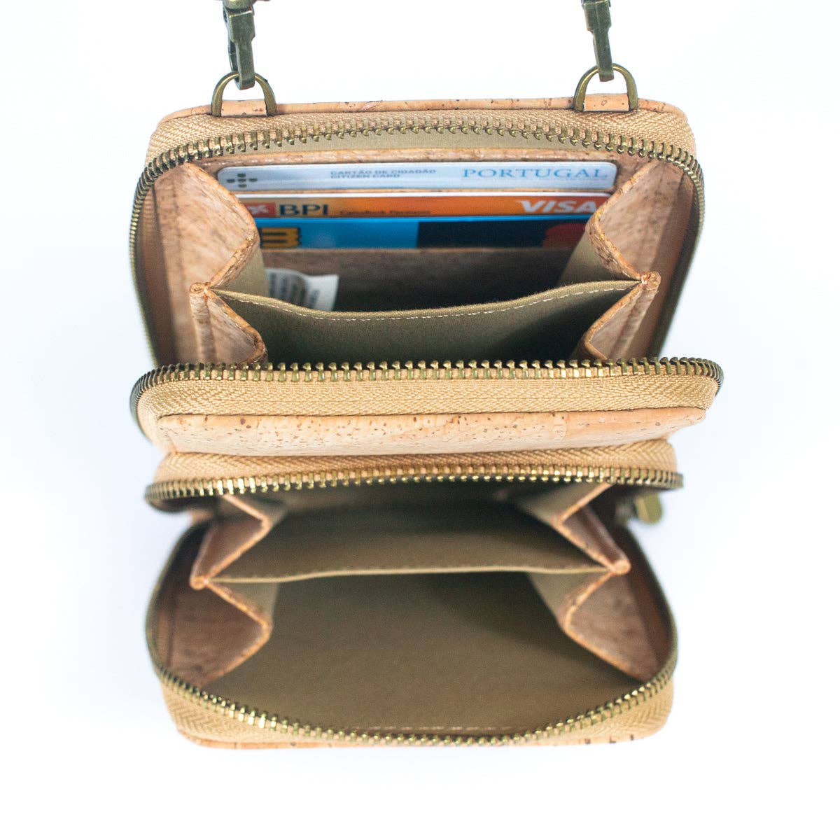 Cork Crossbody Wallet & Mobile Phone Bag