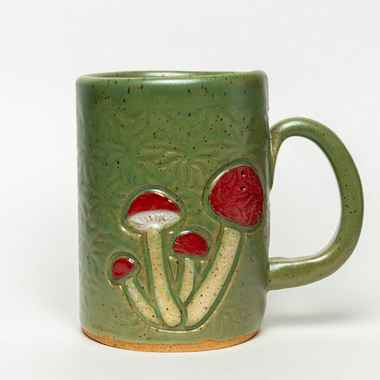Mushroom Green Mug