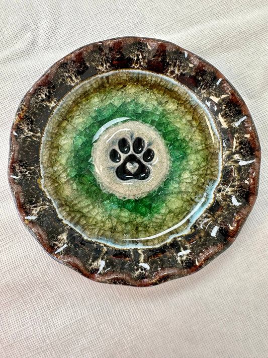 Dog Pow Icon Dish