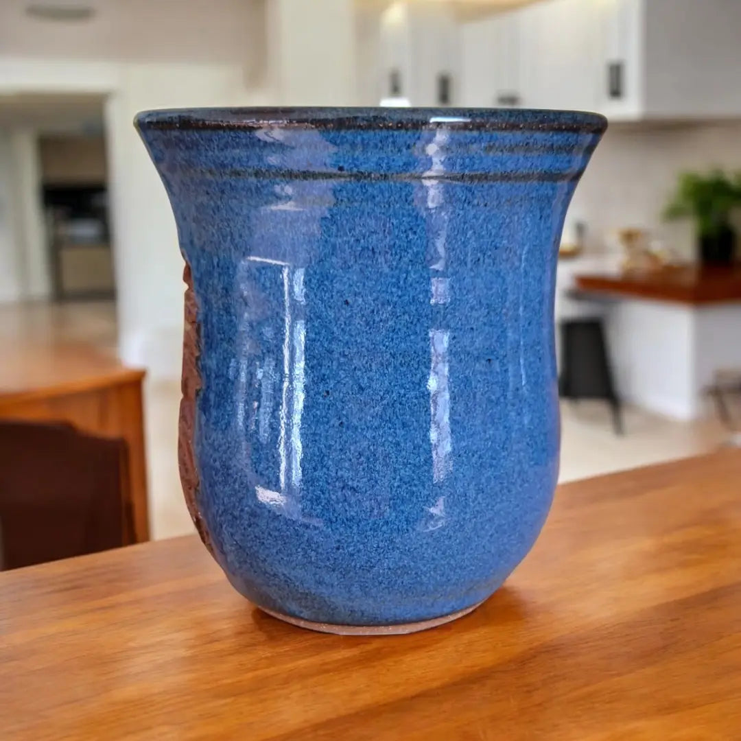 Carved Brown Horse Mug