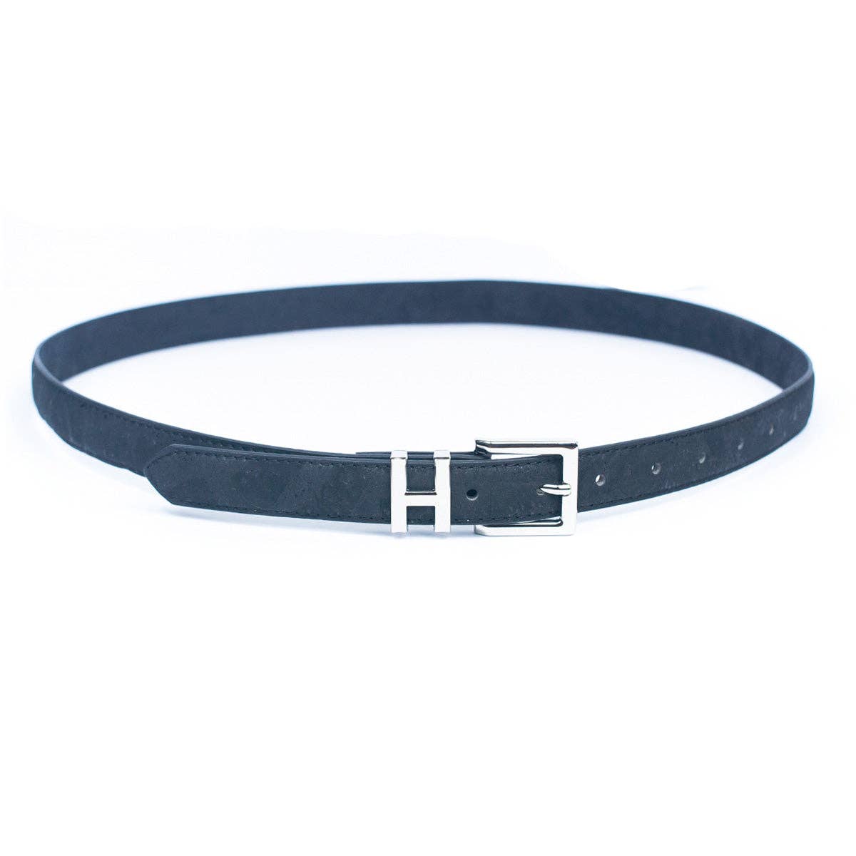 Double-Sided Cork Belt with H Logo Design