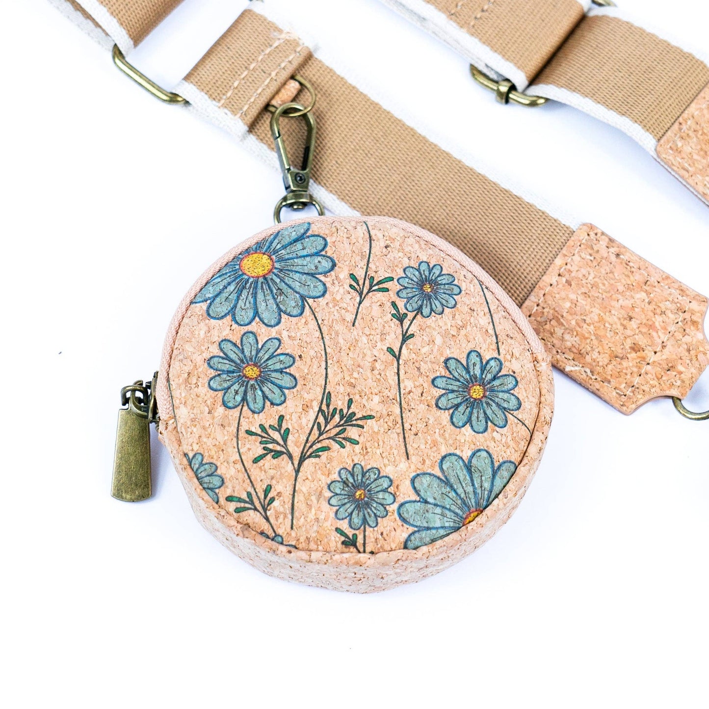 Natural Cork Women's Printed Phone Pouch & Coin purse