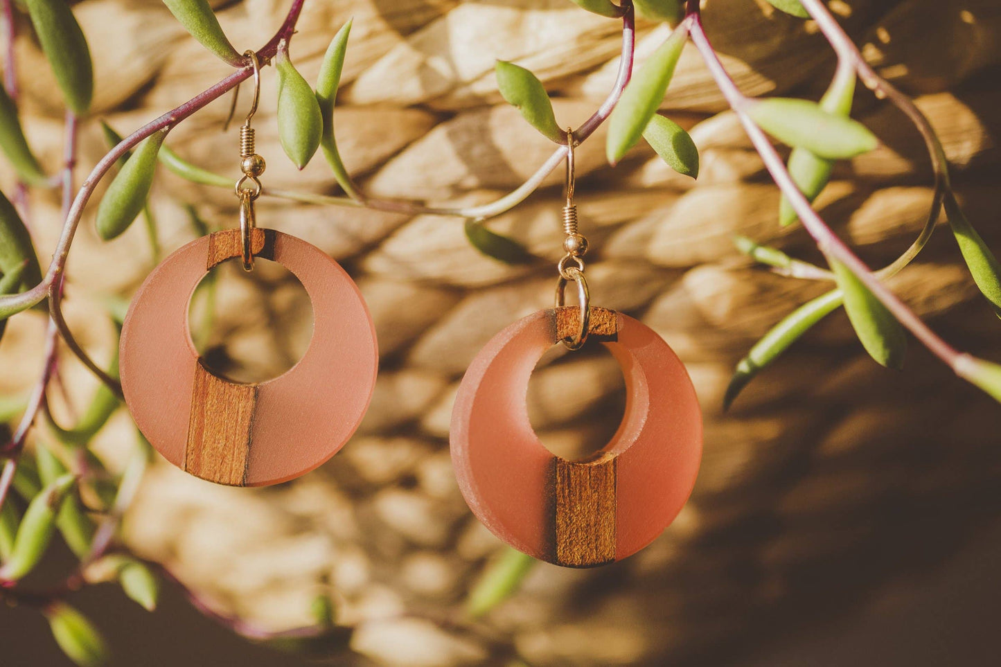 Galway Girl Wooden & Resin Earrings
