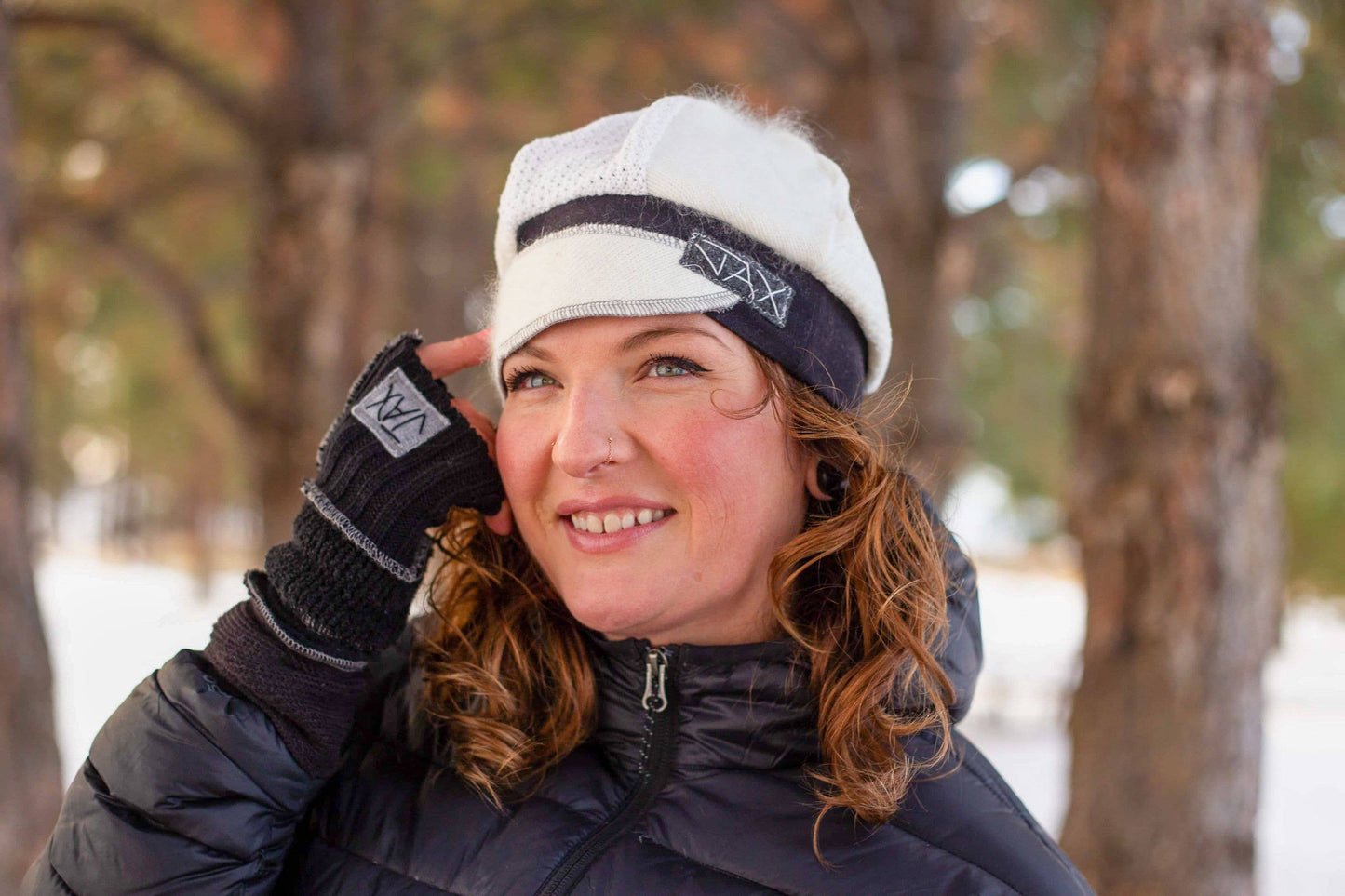 Fingerless Gloves Solid Color(s) rainbow Upcycled from sweaters