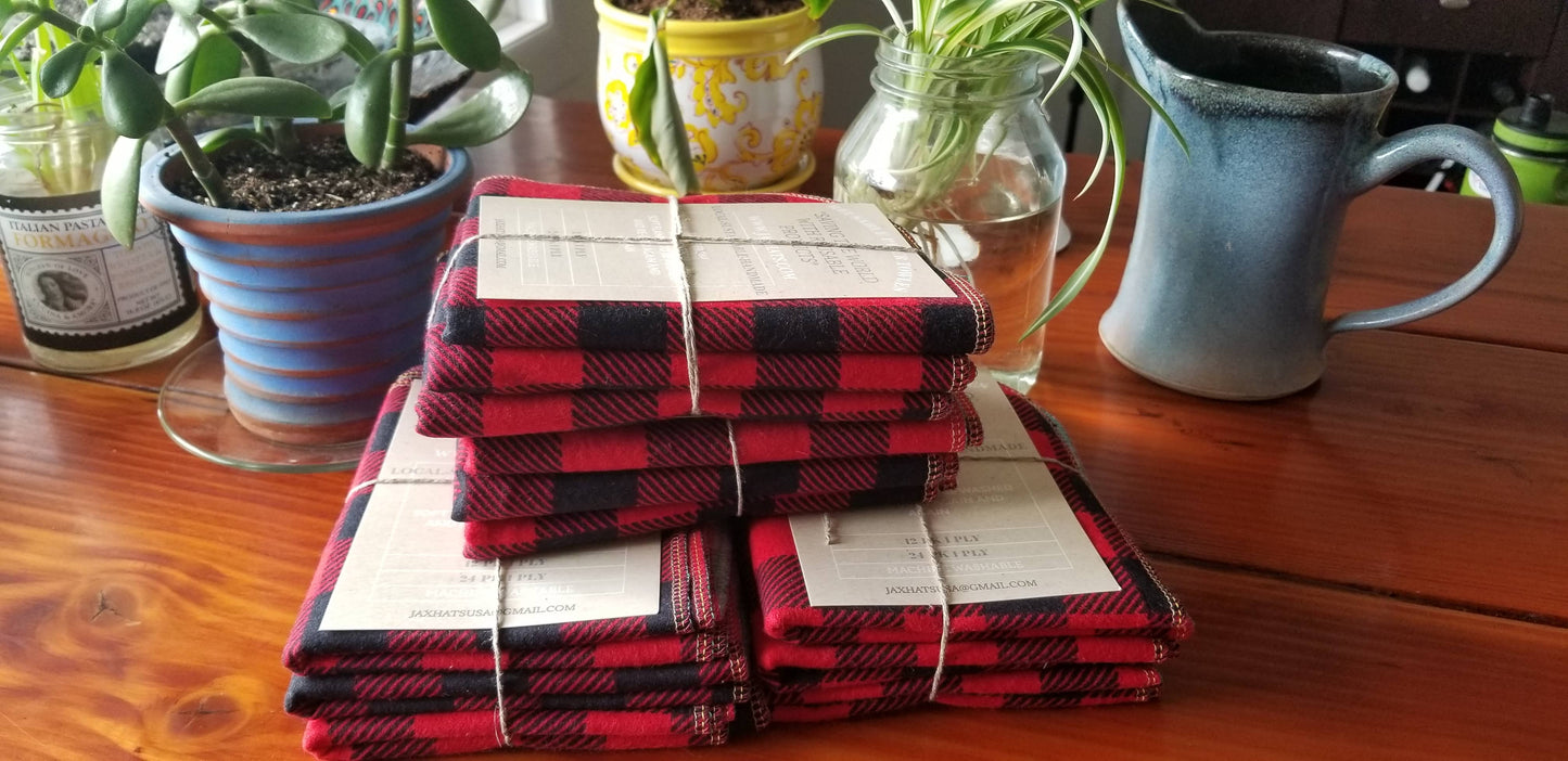 Buffalo Plaid ECO Washable Towels