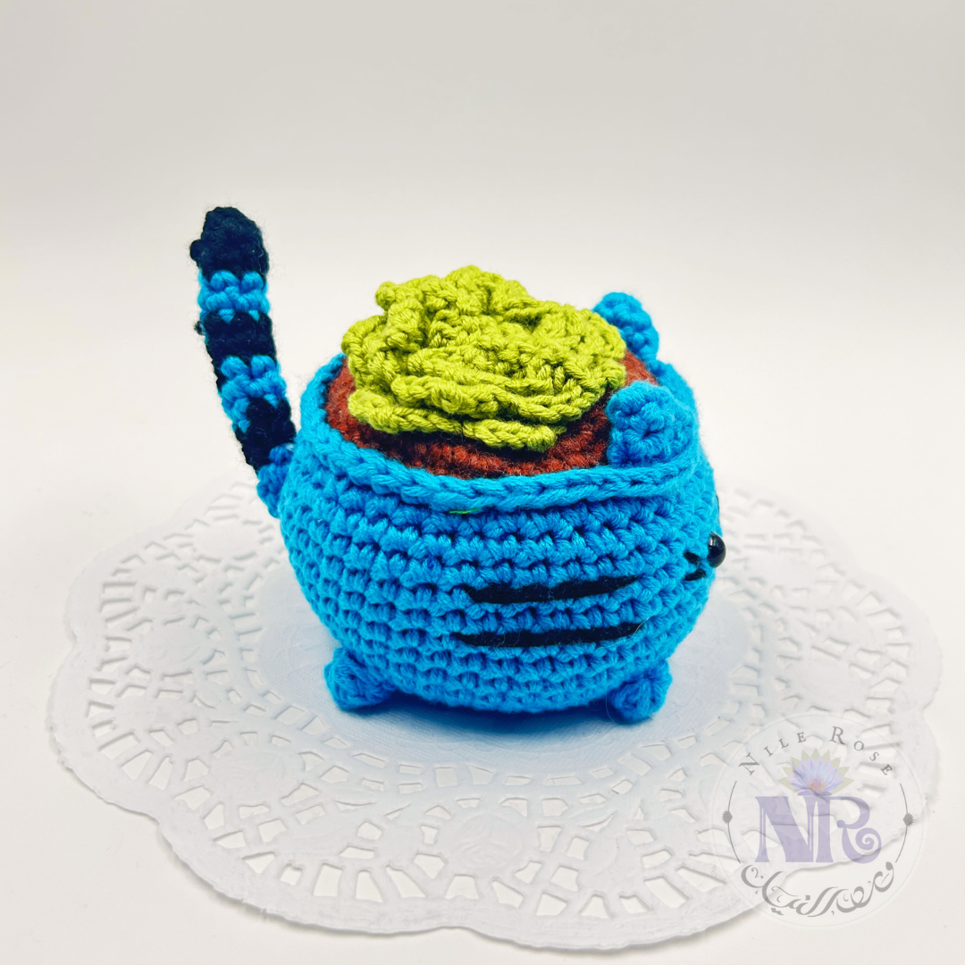 Succulent Kitty - Crochet Cuties