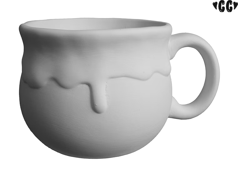 Low and Slow Drip Mug Bisqueware