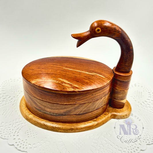 Duck Triple Layer Box - Nile Rose Woodcraft