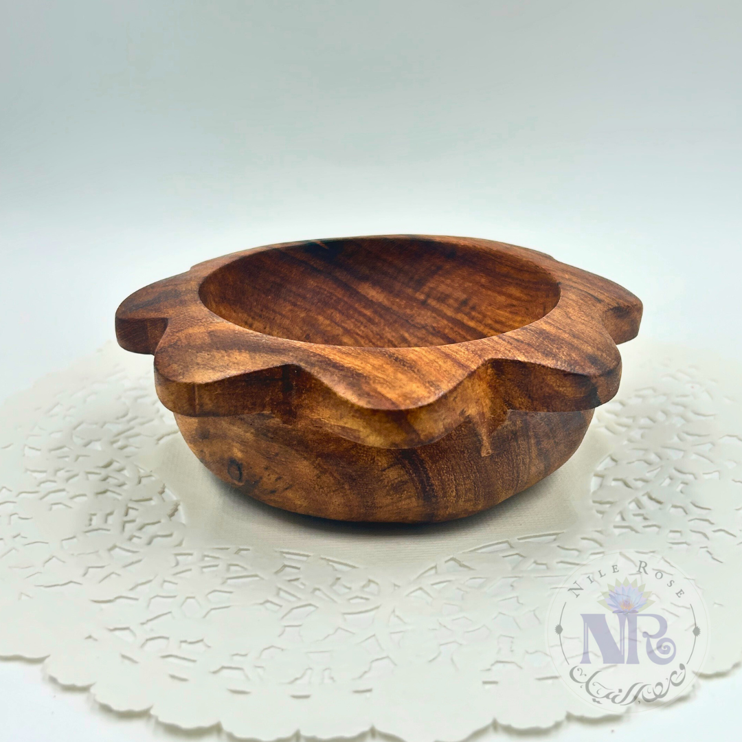 Flower Rosewood Bowl