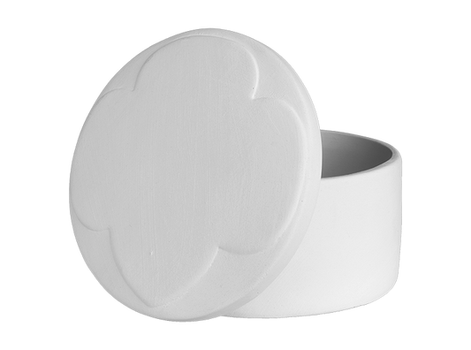 Girl Scout Trefoil Box Bisqueware