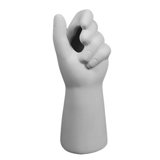 Hand Full Vase Bisqueware