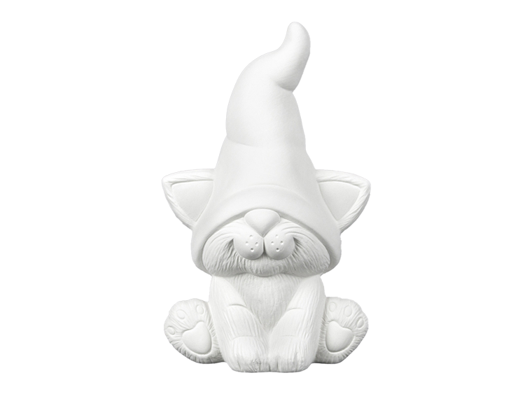 Kitten Gnome Bisqueware