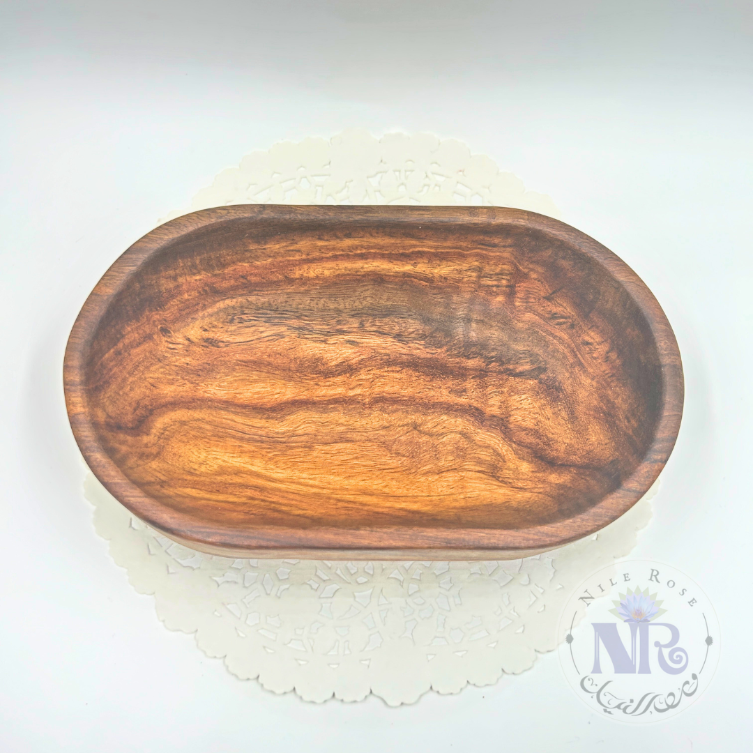 Oval Rosewood Bowl