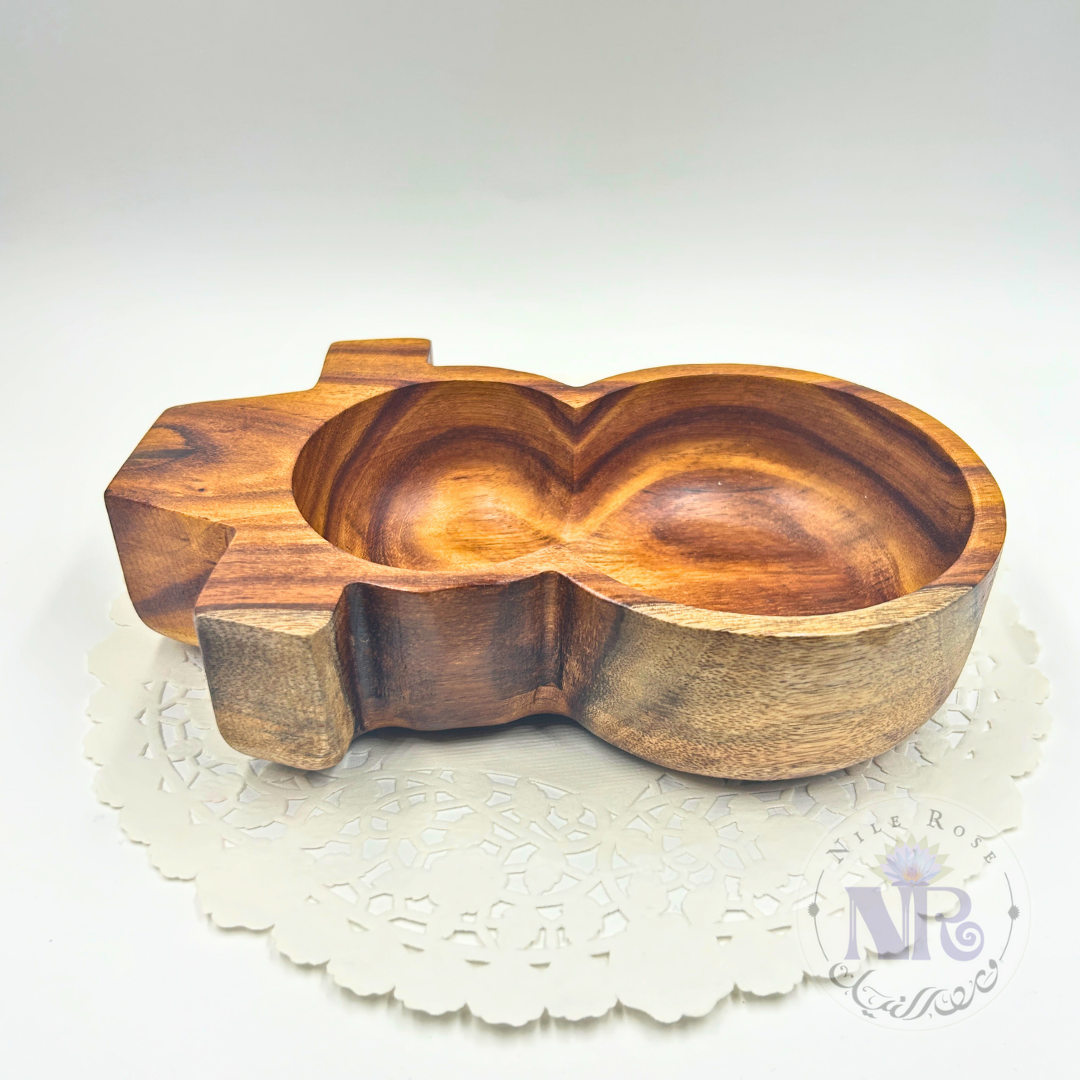 Snowman Rosewood Bowl