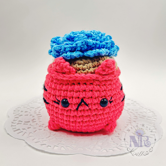 Succulent Kitty - Crochet Cuties