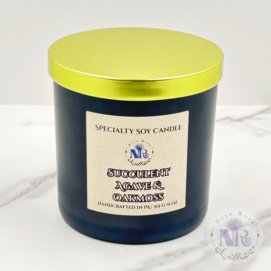 Frosted Black Pure Soy Candle