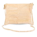 Butterfly & Floral Print Cork Crossbody Bag