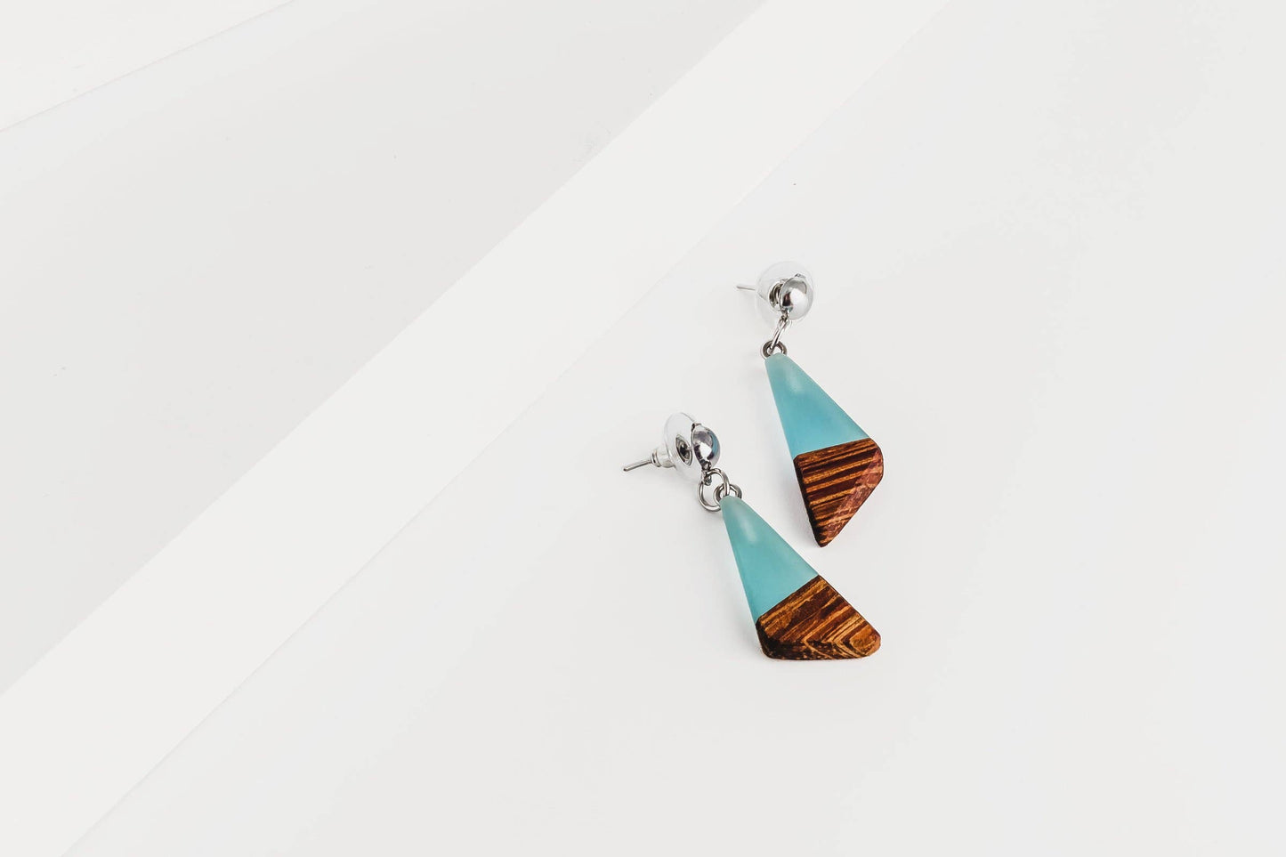 Danielle Wooden & Resin Earrings