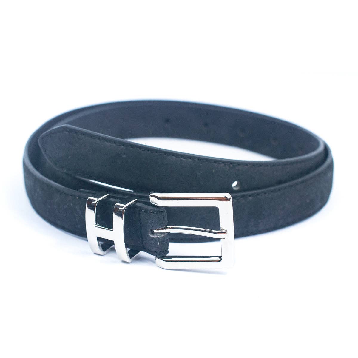 Double-Sided Cork Belt with H Logo Design